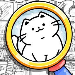 Icono de Encontrar Gato Juego de Buscar